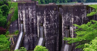 Honenike Dam, a medieval castle-like modern cultural heritage