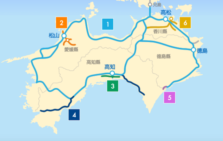 shikokuraillpass_routemap_tw